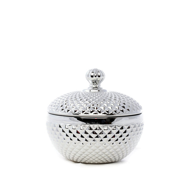 Luxury Geo Glass Dome Candle Jar